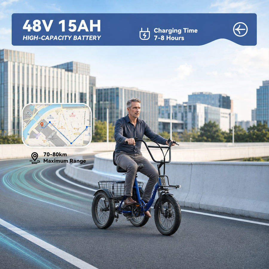 48V 15Ah Long-Range Battery