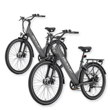 BEKUP V1 26" Step-Through City Electric Bike 2-Pack 250W 36V 14.5Ah