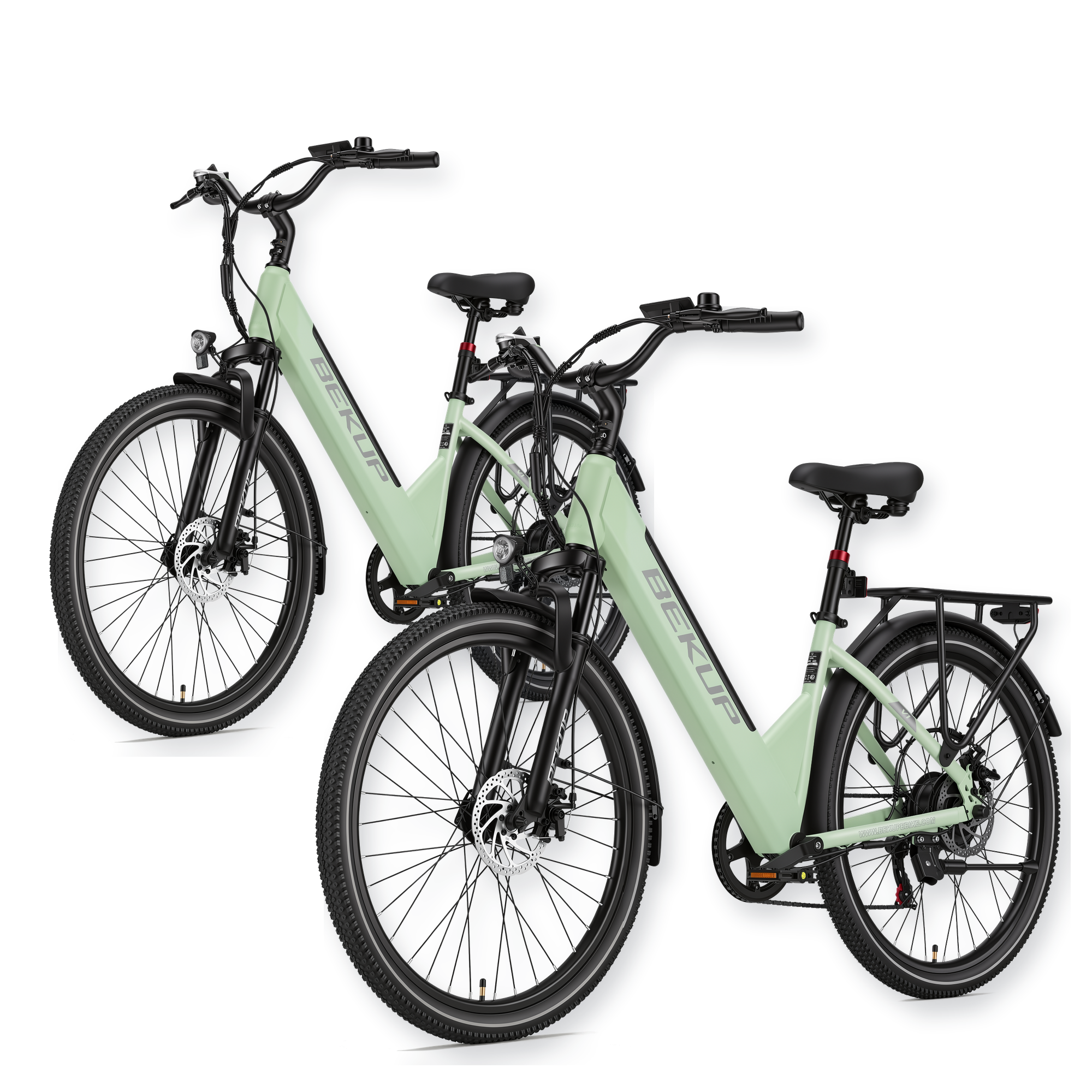 BEKUP V1 26" Step-Through City Electric Bike 2-Pack 250W 36V 14.5Ah