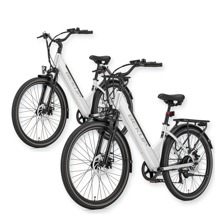 BEKUP V1 26" Step-Through City Electric Bike 2-Pack 250W 36V 14.5Ah