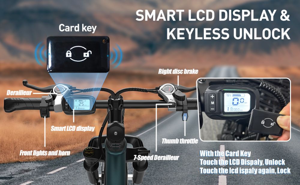 Cheap Electric Bike Card key