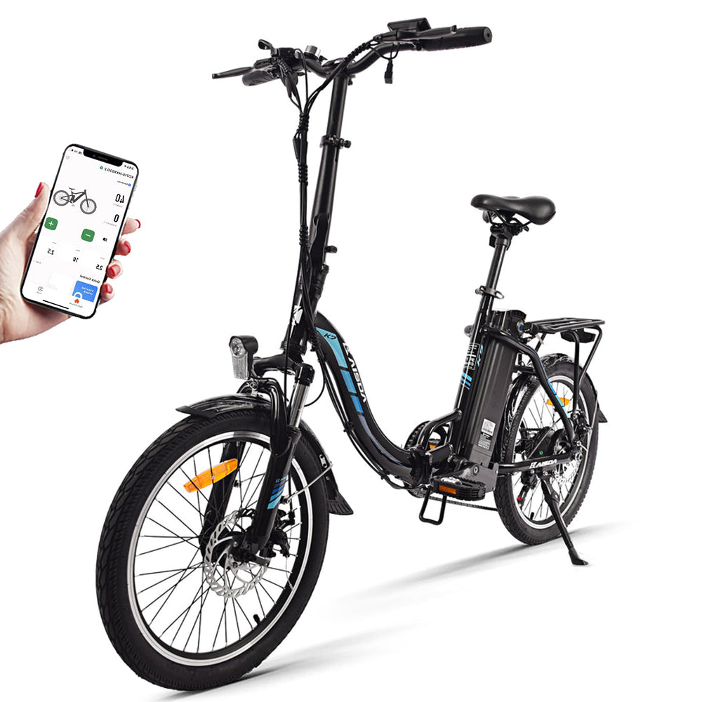 kaisda k7, black commuter ebike