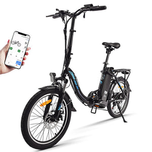 kaisda k7, black commuter ebike