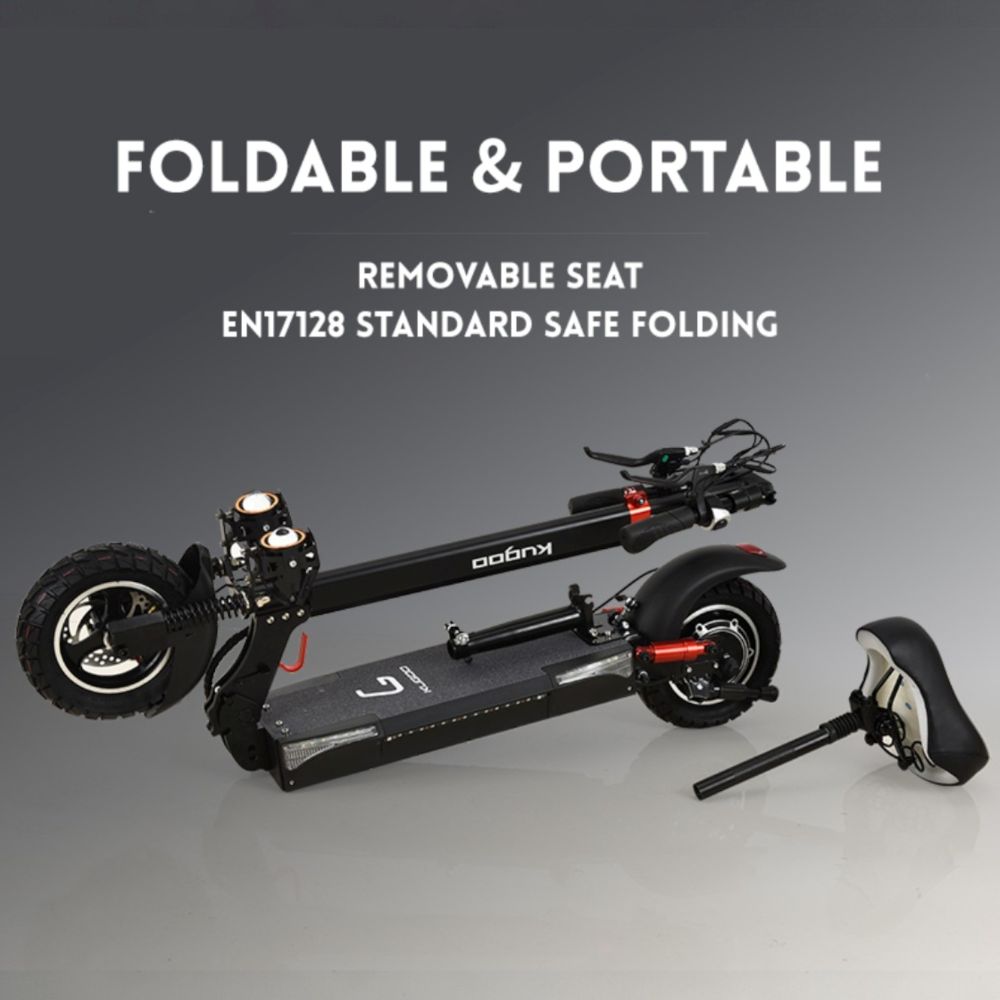 Foldable Electric Scooter With Seat Kugoo