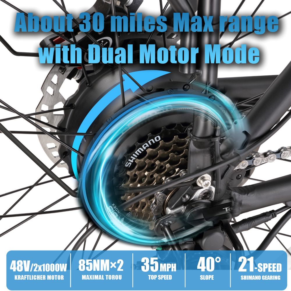 High Power Dual Motors E-Bike KETELES K800