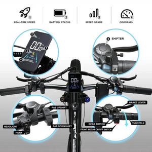 KETELES K800 Electric Bike Mountain LED Display