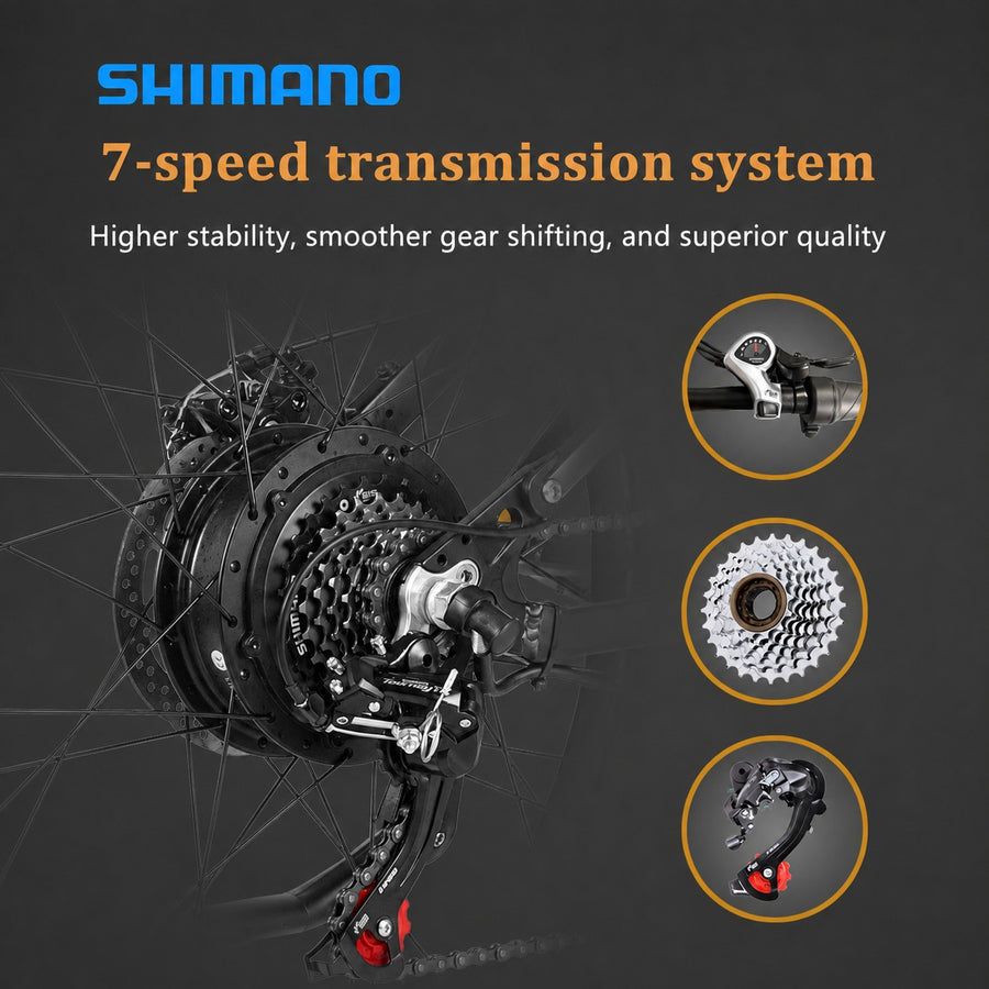 Shimano 7-Speed Gearing