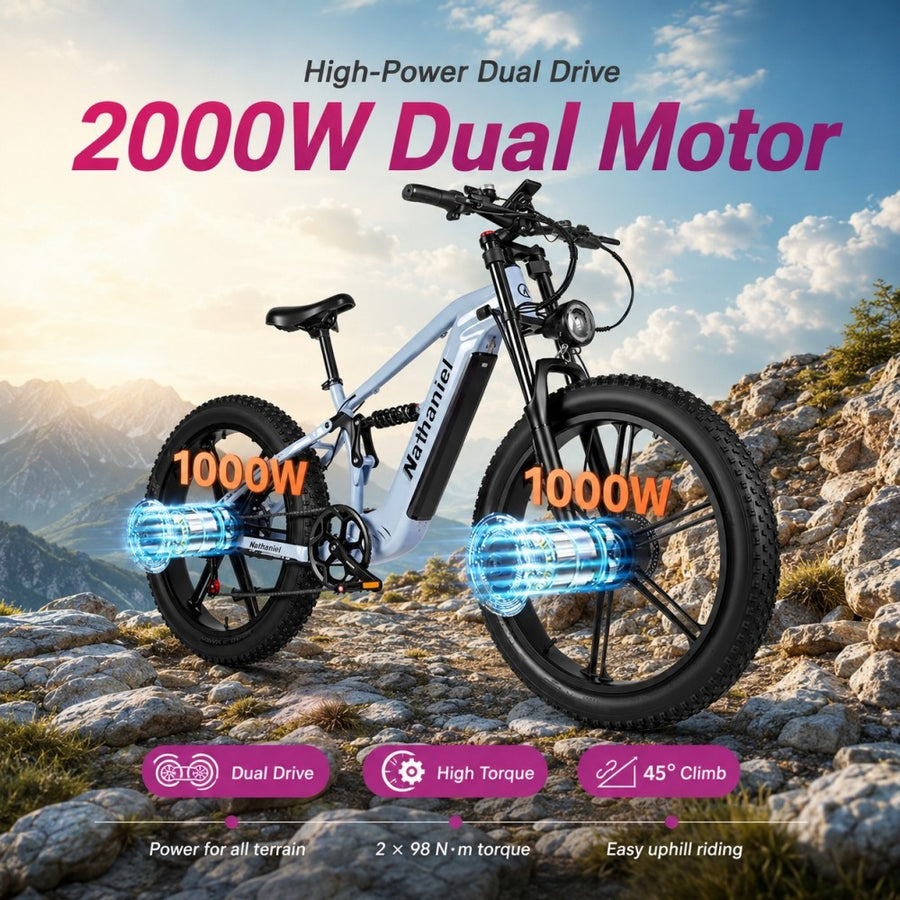 2000W Dual Motor Power