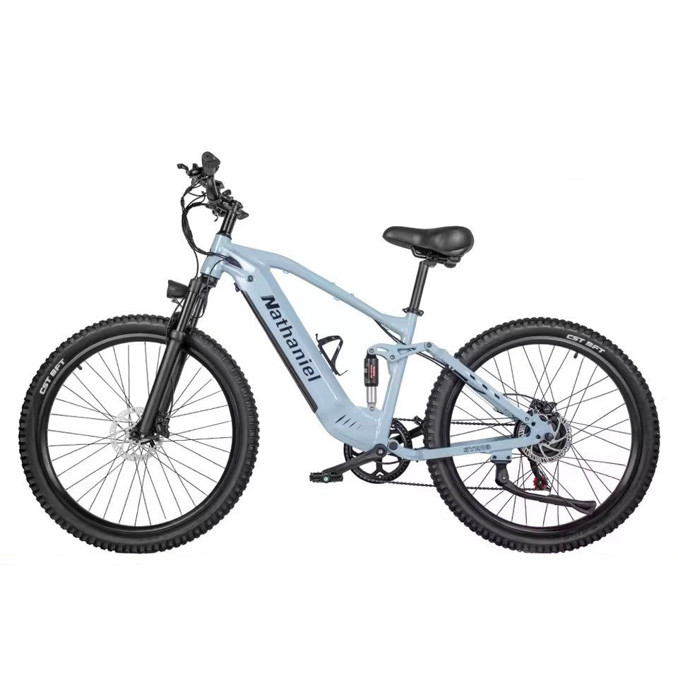 Nathaniel SYR03 1000W Peak Full Suspension Electric Mountain Bike