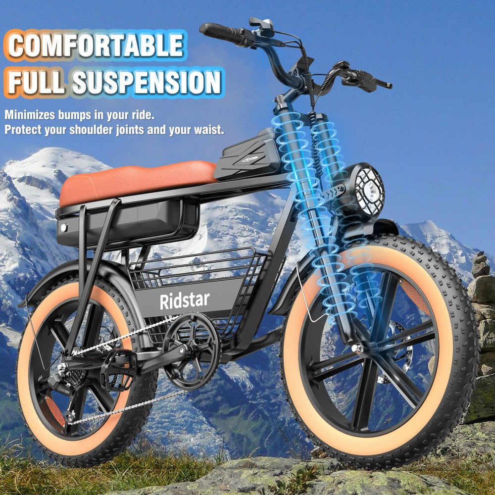 Ridstar Rack Ridstar CR20 Electric Bike 48V1000W20AH – Tabvelo