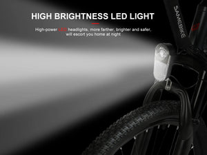 Samebike Electric Bike SY26-II Black LED Light