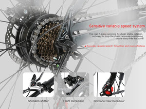 Samebike SY26-II Electric Bike Black