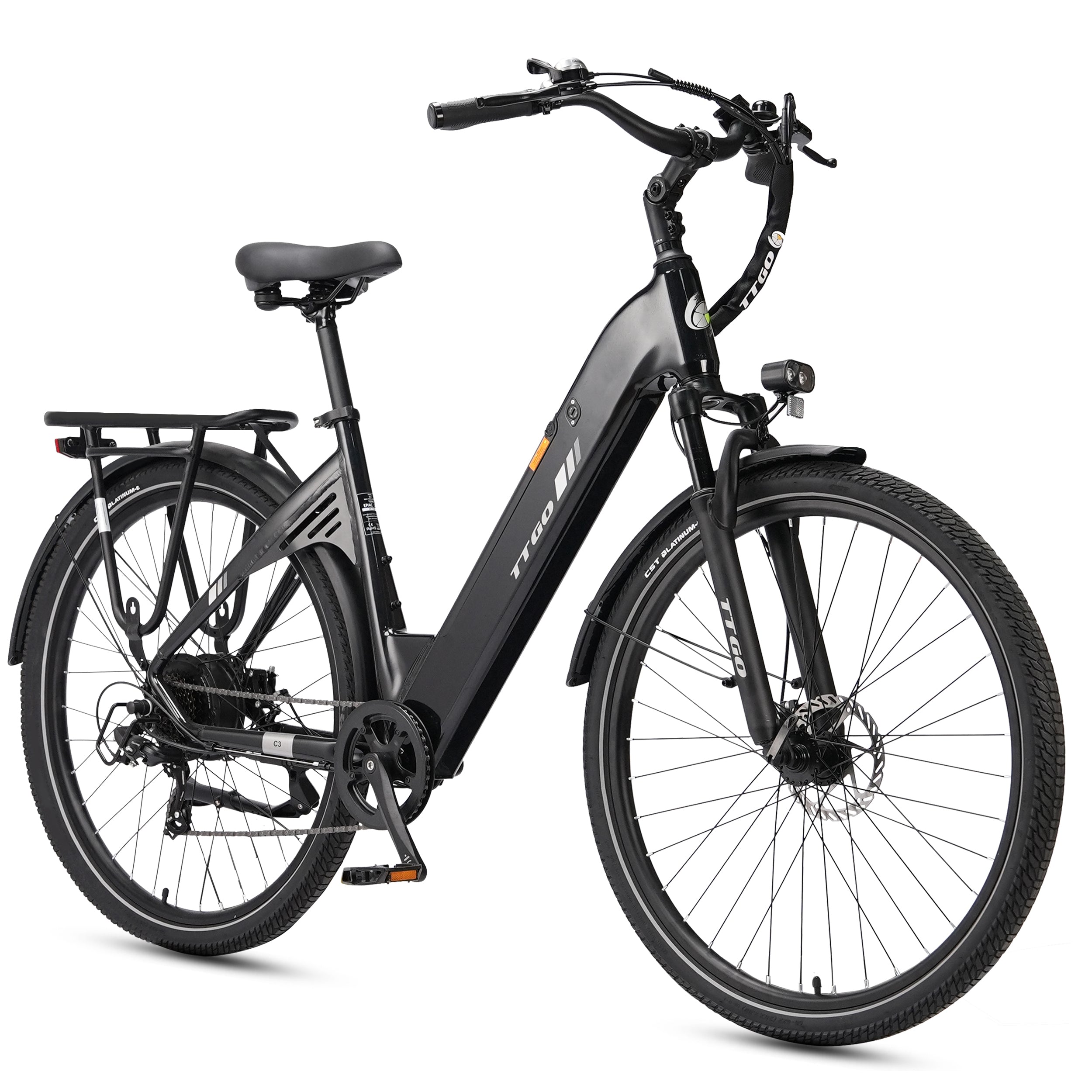 TTGO C3 SE 28" Electric City Bike 250W 36V 18Ah Shimano 7-Speed Up to 120KM Range
