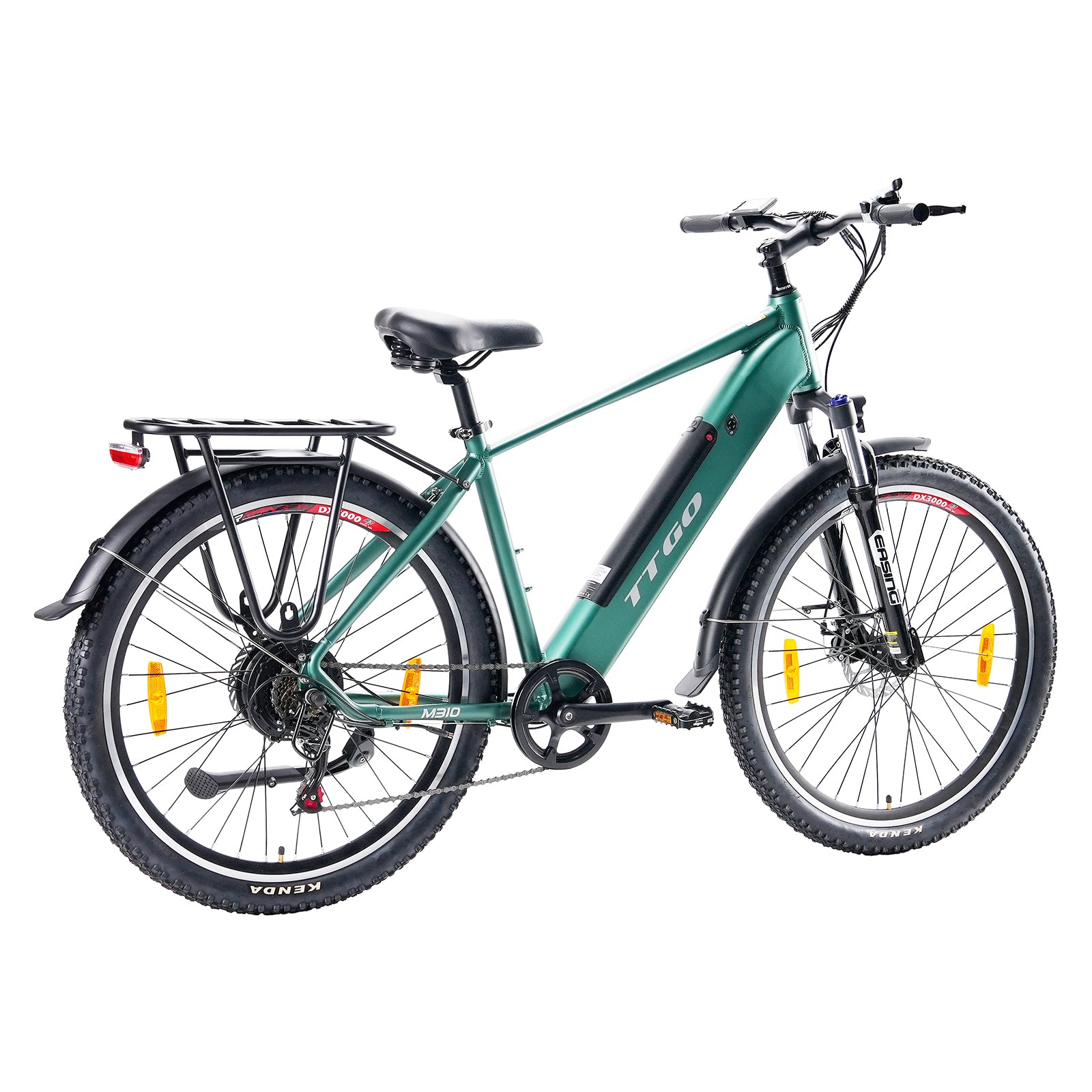 e mountainbike grün TTGO M310 27,5 Zoll Mountain-E-Bike 48V500W15AH – Tabvelo
