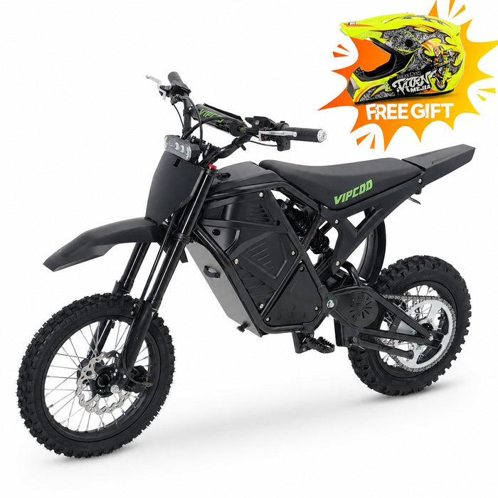 VIPCOO H3 Electric Dirt Bike 3500W Mid-Drive 48V 23Ah Battery Hydraulic Brakes