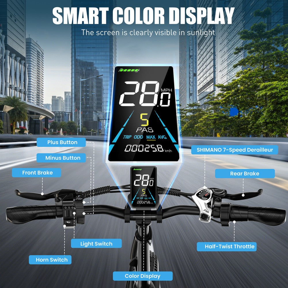Vitilan U3 Foldable Electric Bike 1056W 48V 13Ah