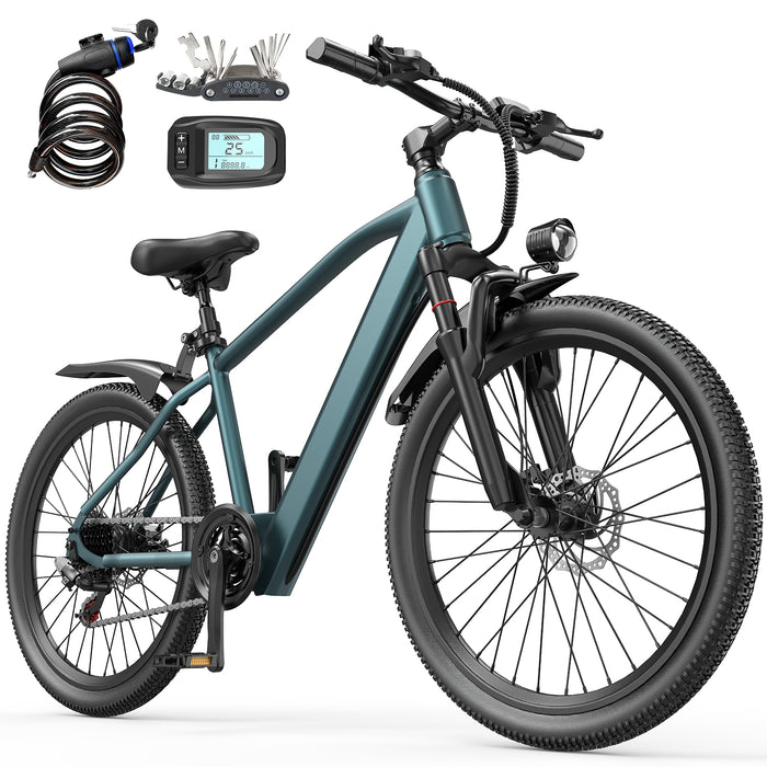 Aairsk GT300 26" Electric Mountain Bike for Adults
