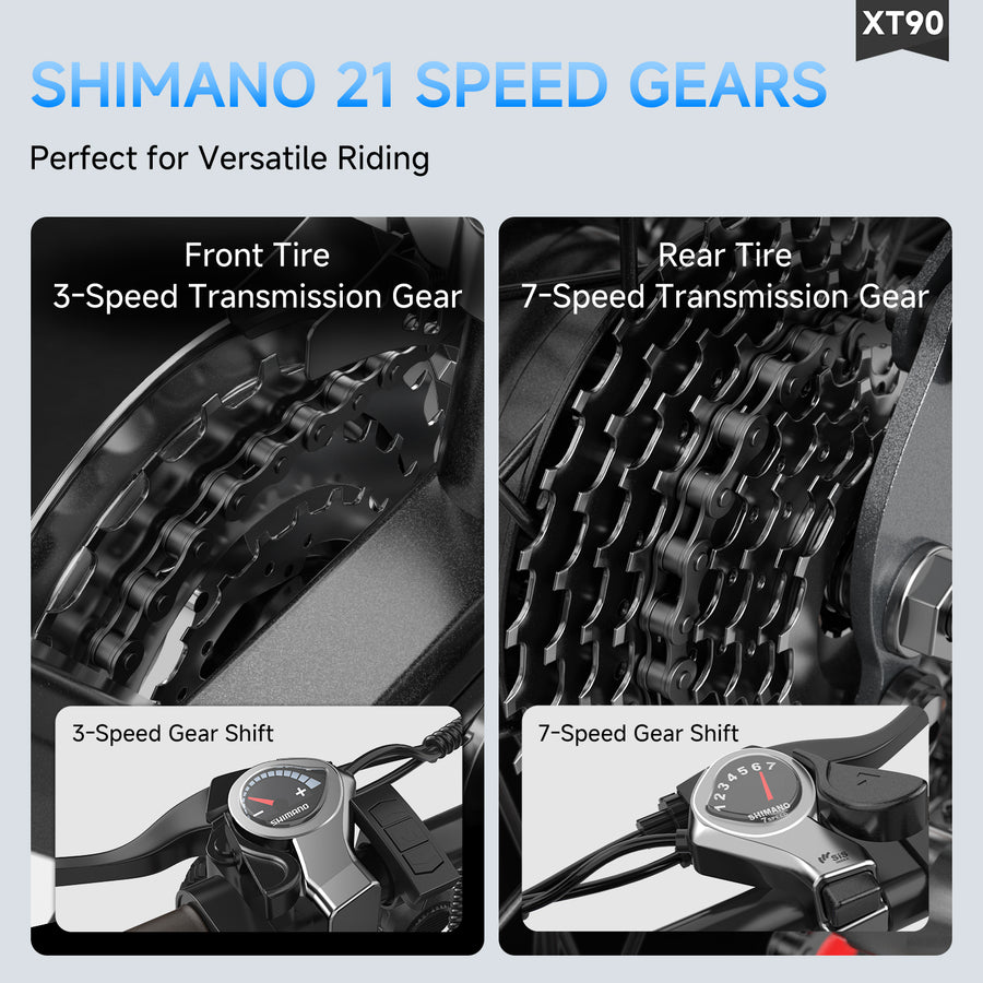 Shimano 21-Speed Gears