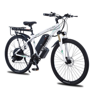 akez electric mountain bike white