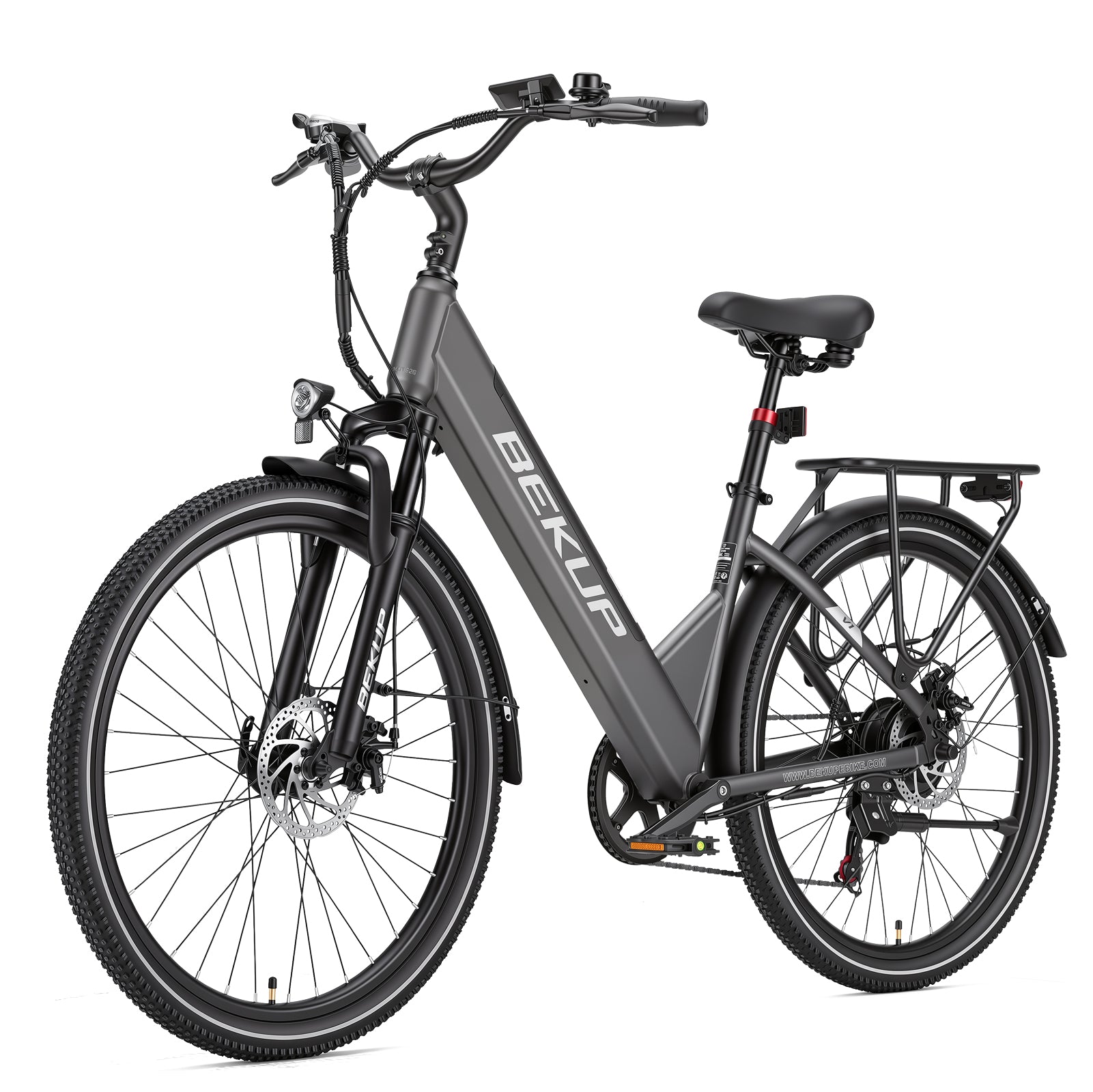 BEKUP V1 26" Step-Through City Electric Bike 250W 36V 14.5Ah