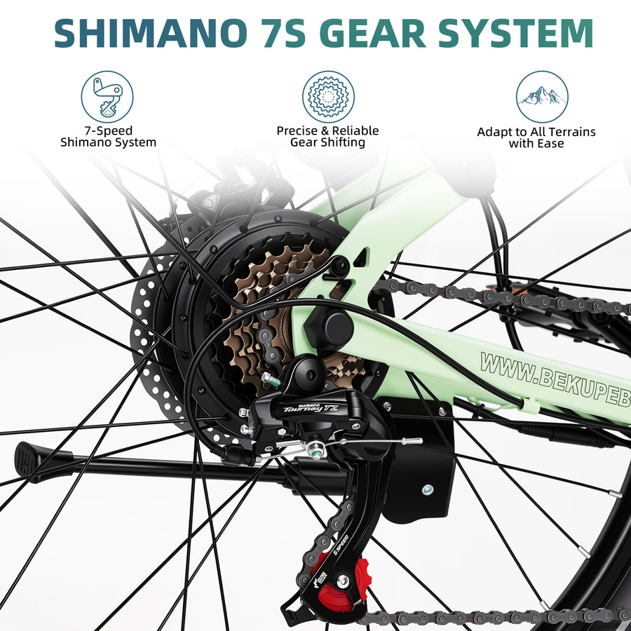 Shimano 7-Speed Drivetrain