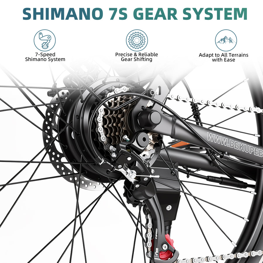 Shimano 7-Speed Drivetrain