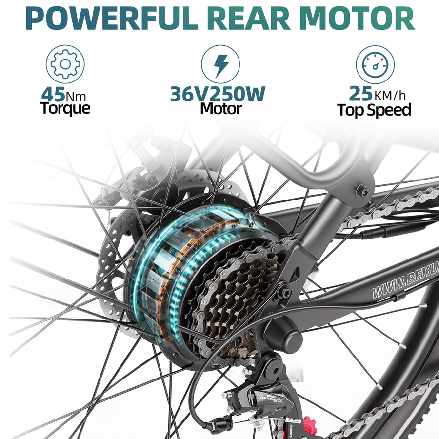 250W Motor with 45Nm Torque