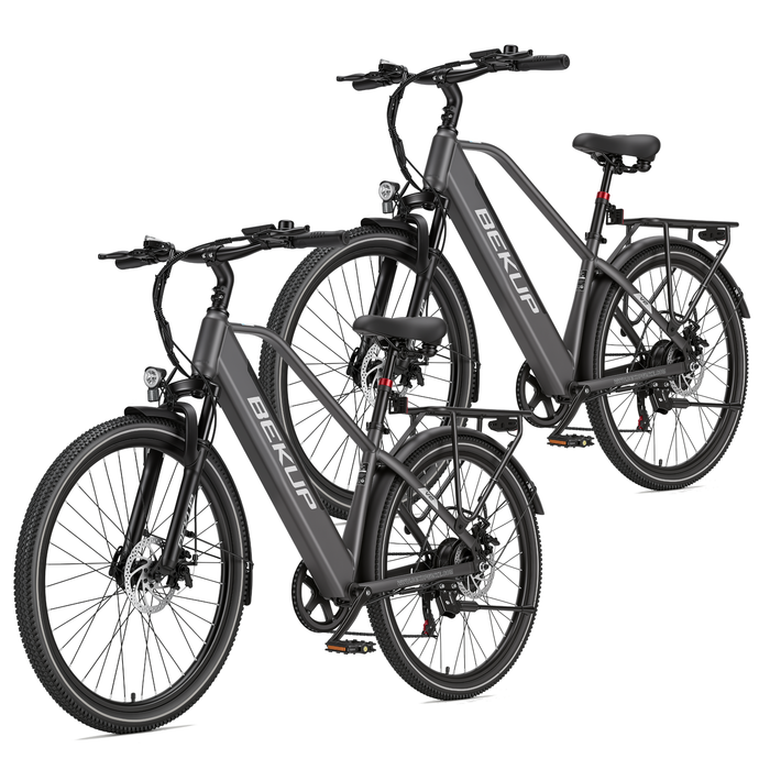 BEKUP V2 26" City Electric Bike 2-Pack Bundle 250W 36V 14.5Ah