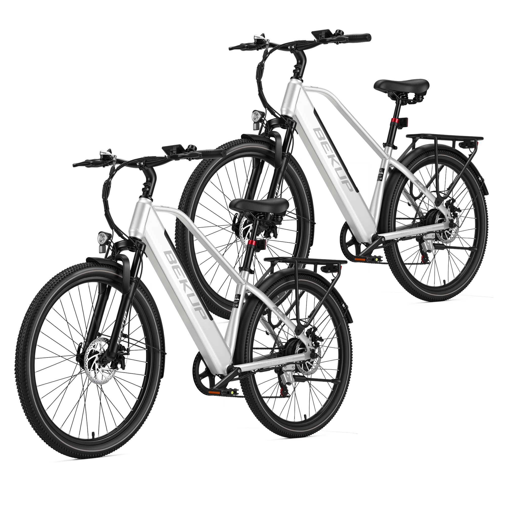 BEKUP V2 26" City Electric Bike 2-Pack Bundle 250W 36V 14.5Ah