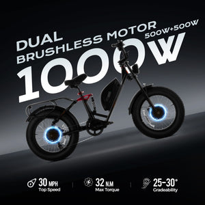 eahora dual motor electric mountain bike, eahora ebikes