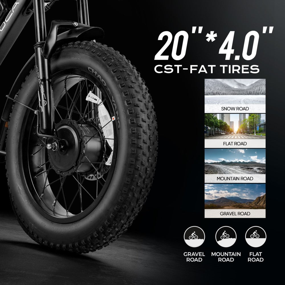 fat tire electric bike, 20inch ebike