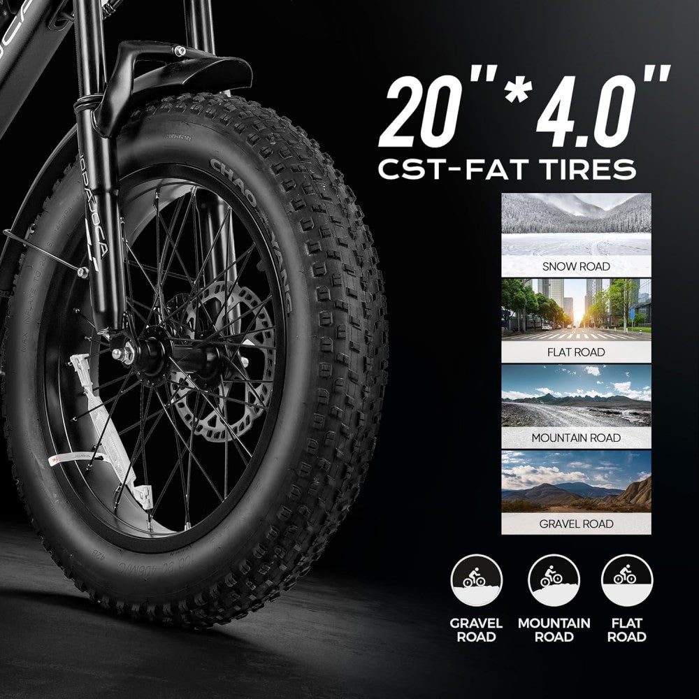 eahora terra electric bikes,fat tire ebike