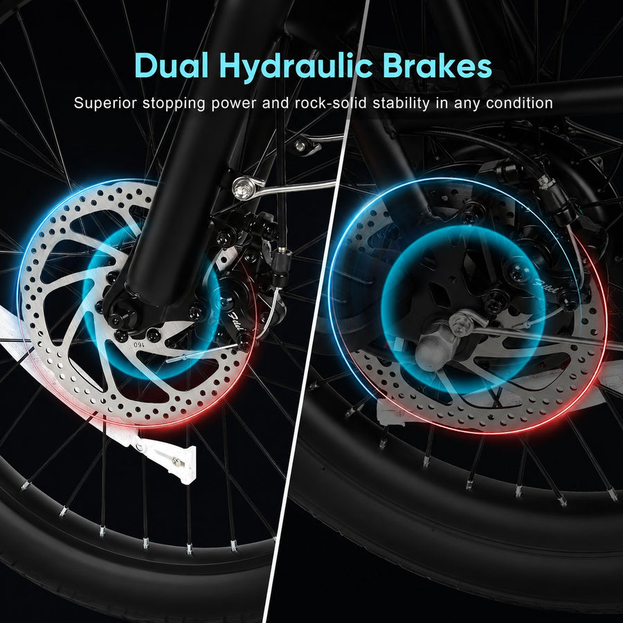 Reliable Dual Hydraulic Brakes