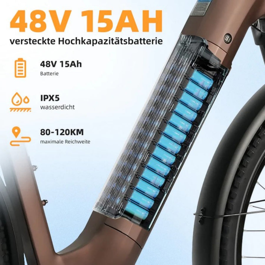 48V 15Ah Hidden Battery