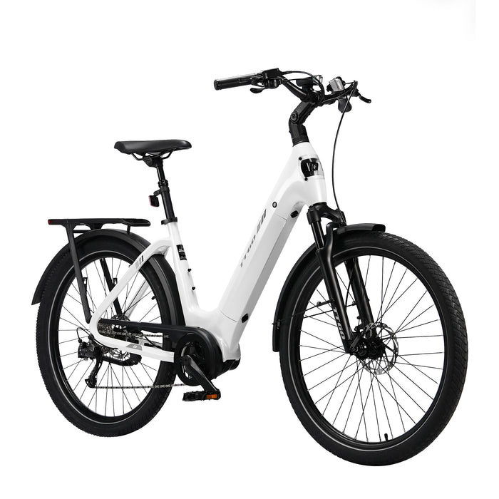 TTGO Z5 27.5" Mid-Drive City Electric Bike 250W 36V 18Ah