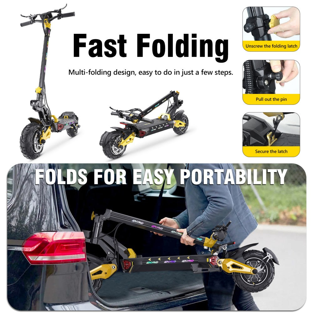 fast folding Electric Scooter ienyrid es60