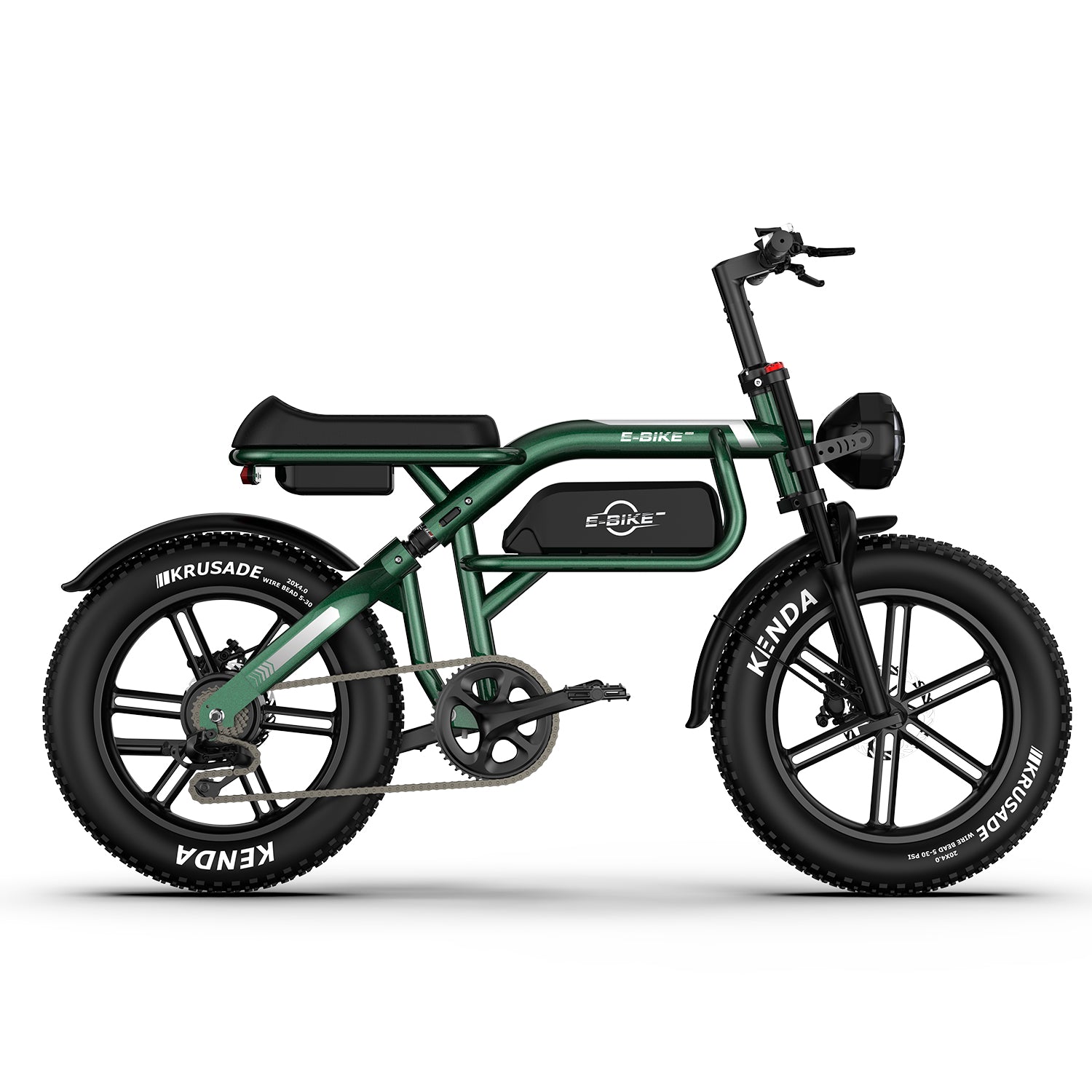 fat tire moped style electric bike c8 ride
