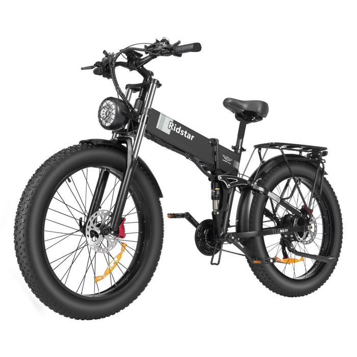 opvouwbare elektrische fiets met vetbanden