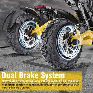 iE ES60 electric scooter dual disc brakes