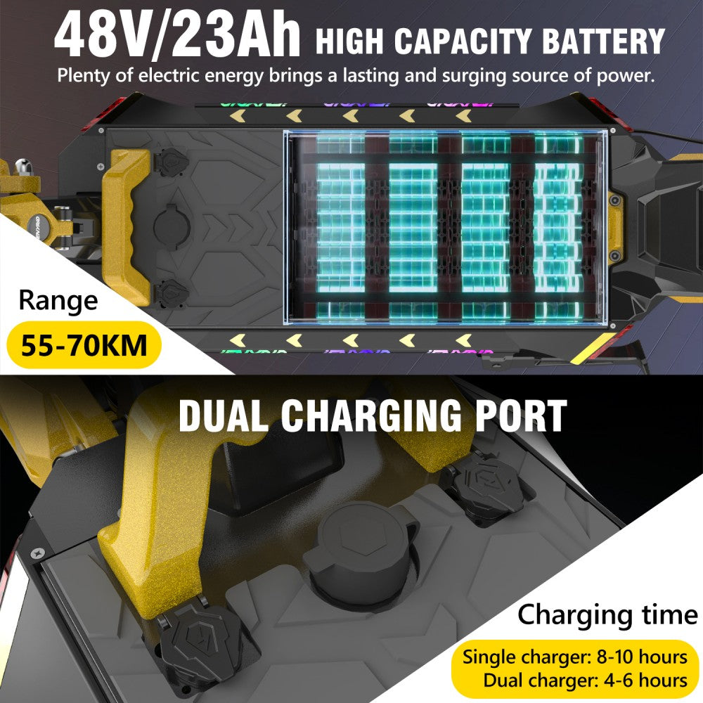 iE ES60 electric scooter with 48v23ah battery