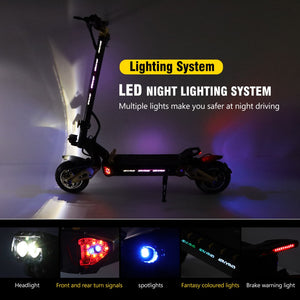 iE ES60 electric scooter with light system