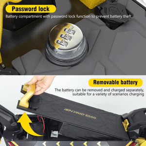 iE-ES60 electric scooter with removable battery