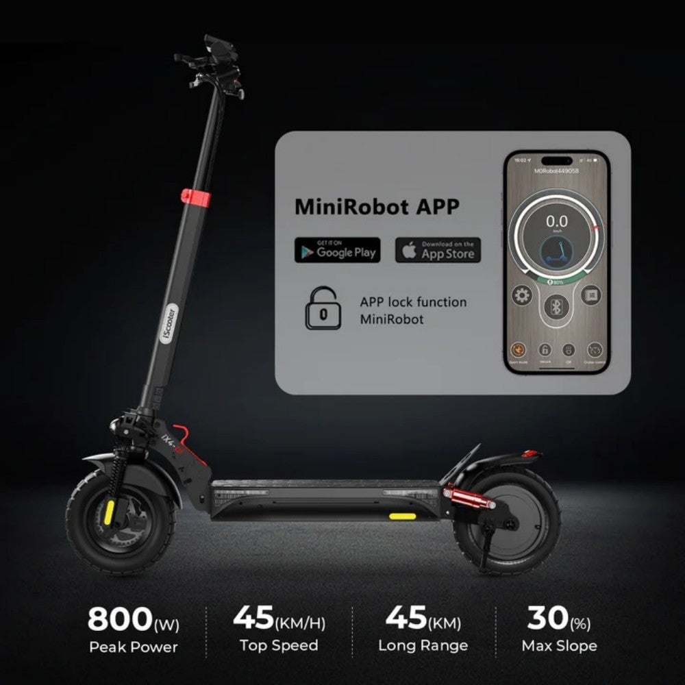 iscooter iX4 appcontral trottinette electrique