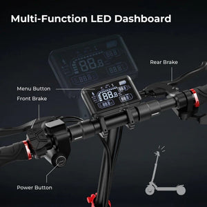 iscooter iX4 leddashboard trottinette electrique