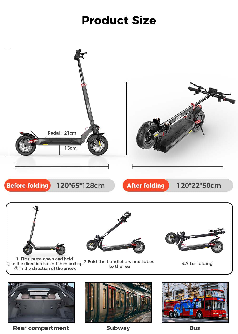 iScooter ix4 Electric Off Road Scooter With APP Control