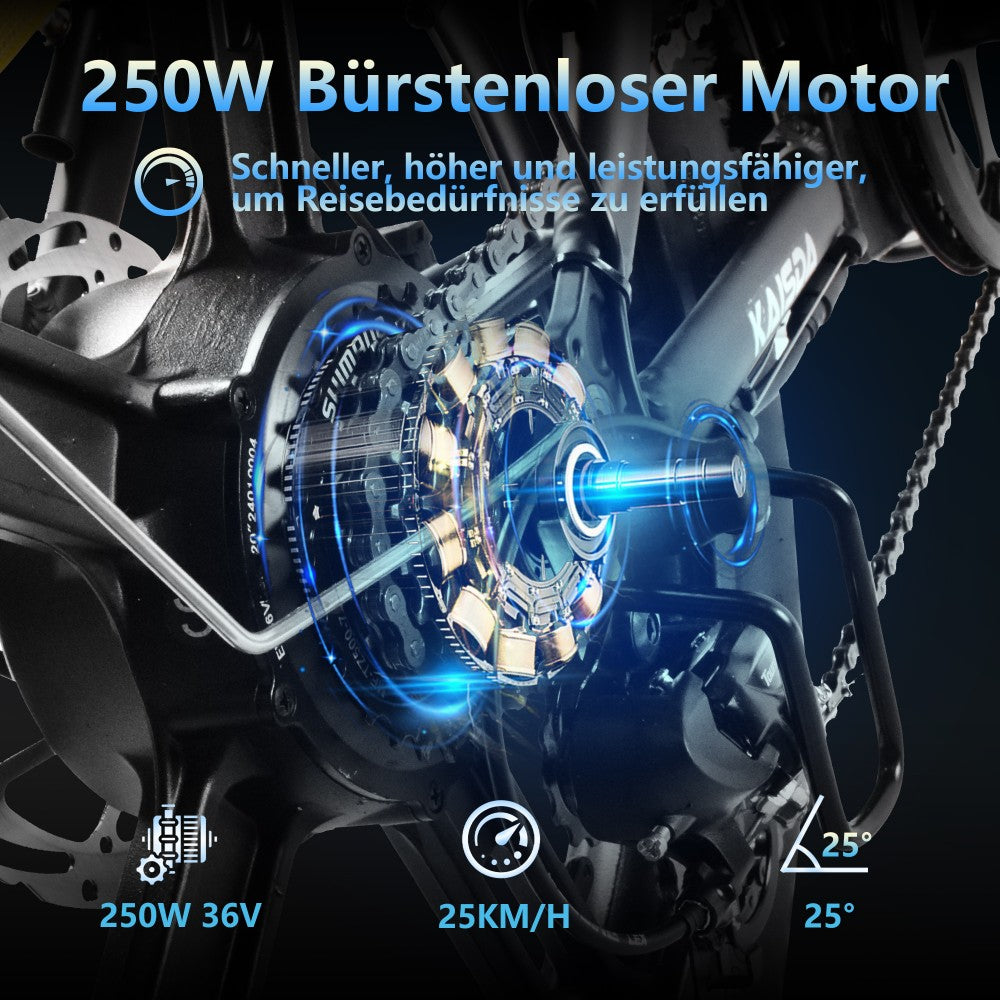 kaisda k201 electric bikes, 250W Motor