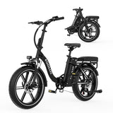KOOLUX X16 Folding Fat Tire Electric Bike with Rear Rack