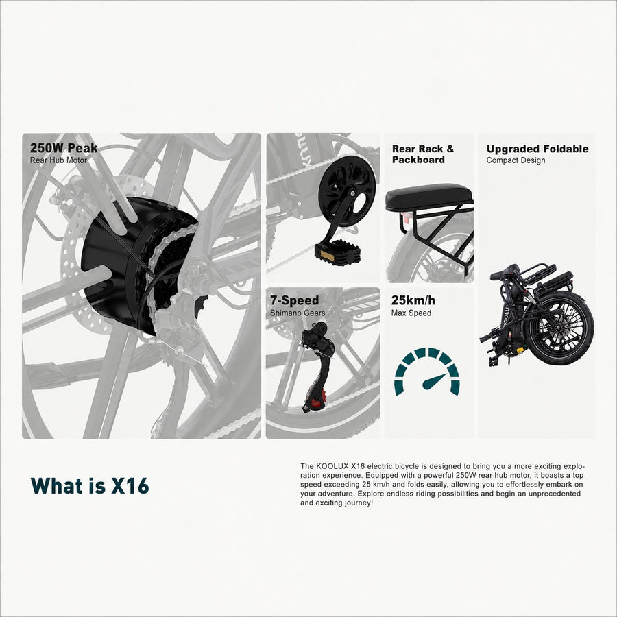 500W Motor and 7-Speed Gears