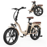 KOOLUX X16 Folding Fat Tire Electric Bike with Rear Rack