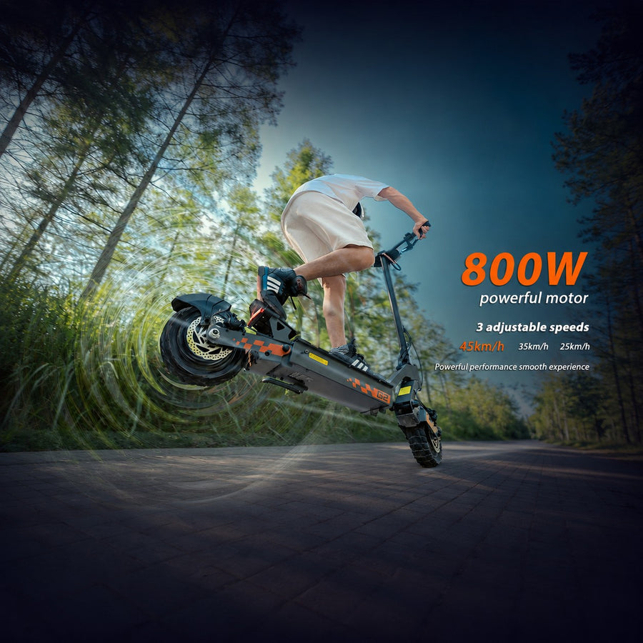 800W Motor with 3 Speed Modes